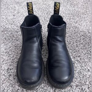 Kids Dr Martens AirWair Black Boots
